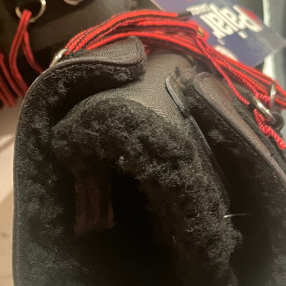 Pajar Black Winter Boots with Red Accents - Picture 9 of 13